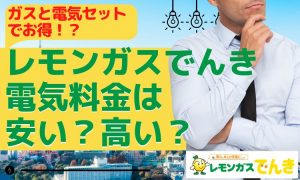 レモンガス電気 にこにこプランの料金は安い?徹底調査