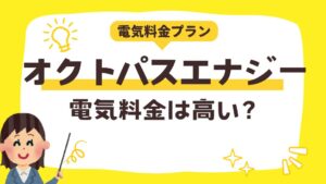 オクトパスエナジーの電気料金は高い?メリット・デメリットを解説