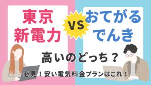 おてがるでんきは高い？安い？東京電力と料金と評判を比較！解約ガイド付